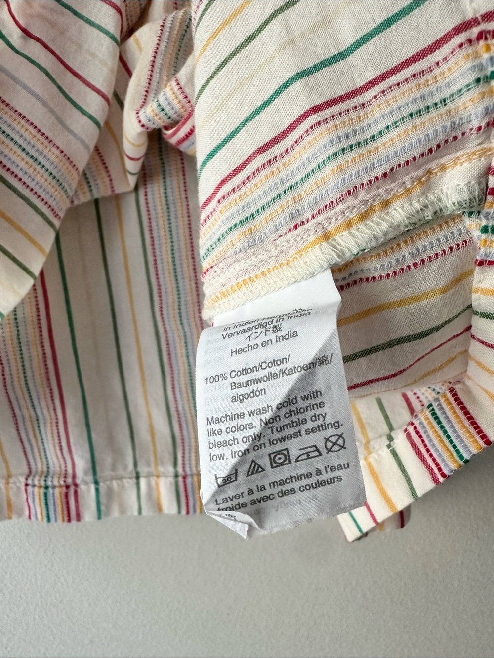 Madewell Striped Button-Front Tank Top - Picture 4 of 8